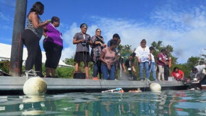 Members of the Bermuda Union of Teachers participate in an underwater robotics workshop led by BIOS educators