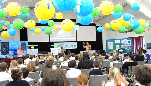 classroom set up for hands-on learning activities