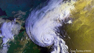 Hurricane Bob NOAA Image